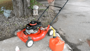 lawn mower bad gas